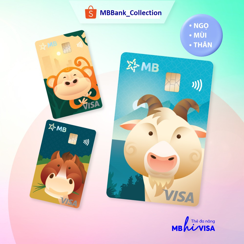 Bộ sưu tập thẻ MB Hi Visa Collection - 12 Con Giáp