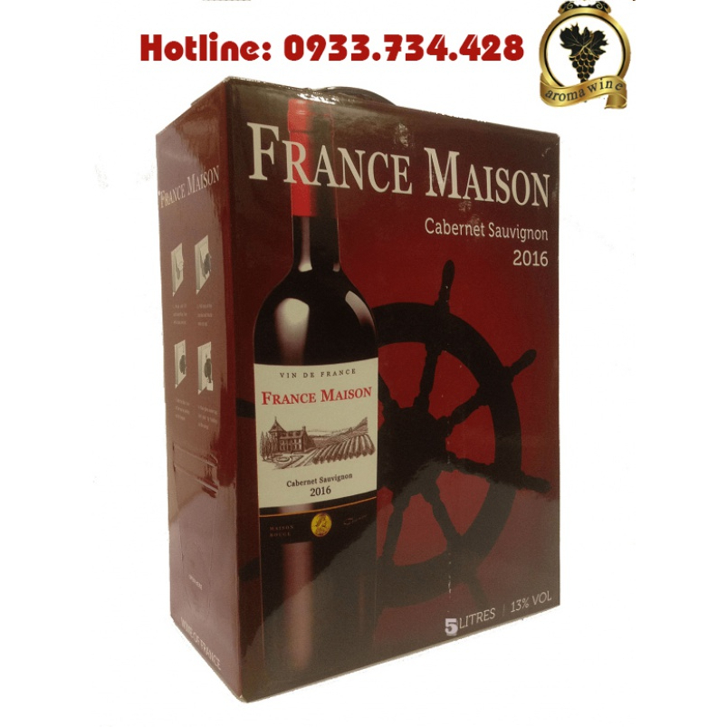 Vang Bịch Pháp France Maison 5 lít & 3 lít