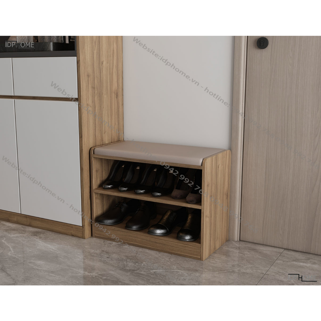 Đôn tủ giày có đệm ngồi tiện ích SP6827