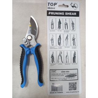 Kéo cắt kiểng cao cấp mỏ cong TOP KM-814