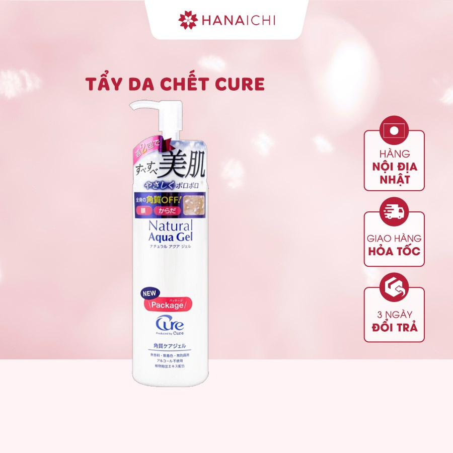 Tẩy da chết Cure Natural Aqua Gel Nhật Bản 250g (sam)