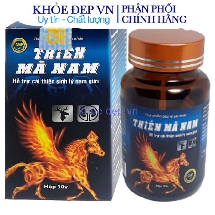 Viên uống Thiên Mã Nam hỗ trợ tăng cường sinh lý nam giới-lọ 30 viên