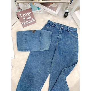 Set Áo Ống + Quần Jeans Dài