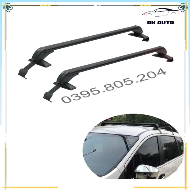 Giá nóc xe 7 chỗ theo xe MITSUBISHI XPANDER thanh ngang chở hàng chất liệu hợp kim cứng nặng 4kg