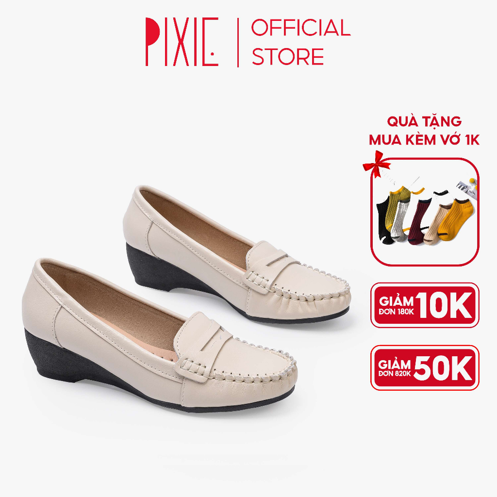 Giày Mọi Đế Xuồng 5cm Da Thật X997 Pixie