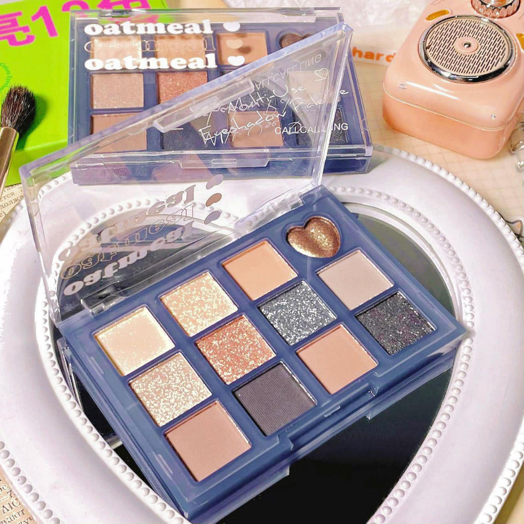 BẢNG PHẤN MẮT 12 Ô OATMEAL ĐẸP XINH