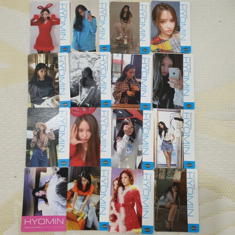 SET C - Bộ 16 card T-ara Hyomin sưu tầm