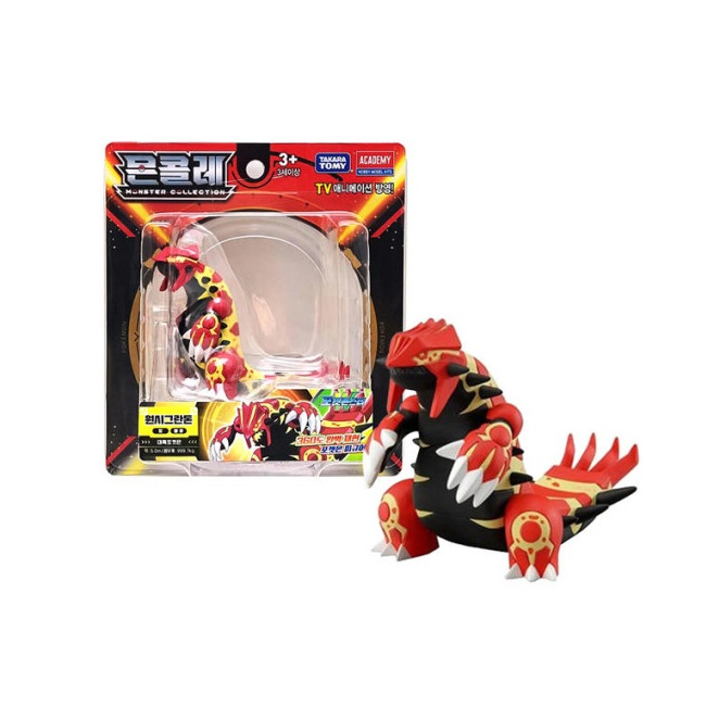 Bộ Sưu Tập Mô Hình Đồ Chơi Học Viện Moncolle Pokemon Primal Groudon Dành Cho Trẻ
