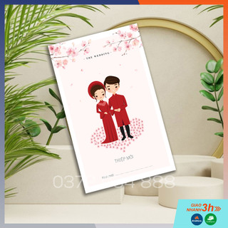Thiệp cưới có phong bì - bb 95