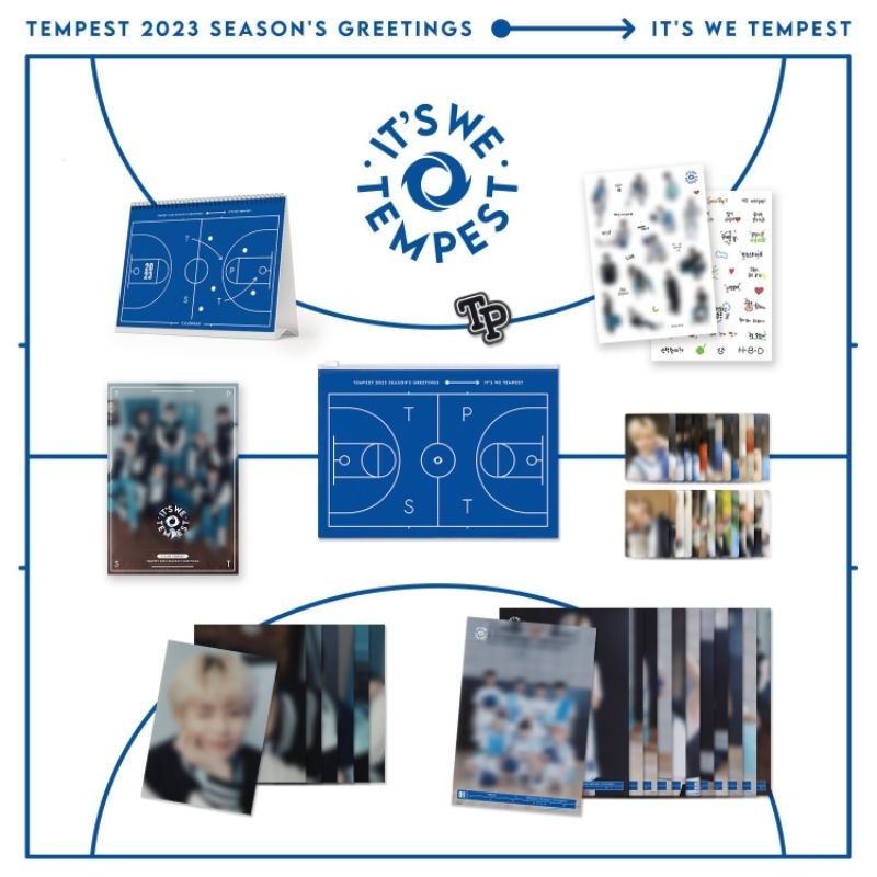 Set Lịch Season Greetings 2023 Nhóm TEMPEST Hanbin Ngô Ngọc Hưng