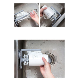Dụng cụ cọ rửa ly tiện lợi, dụng cụ nhà bếp thông minh rửa cốc chén 2 mặt cùng lúc đồ gia dụng nhà bếp