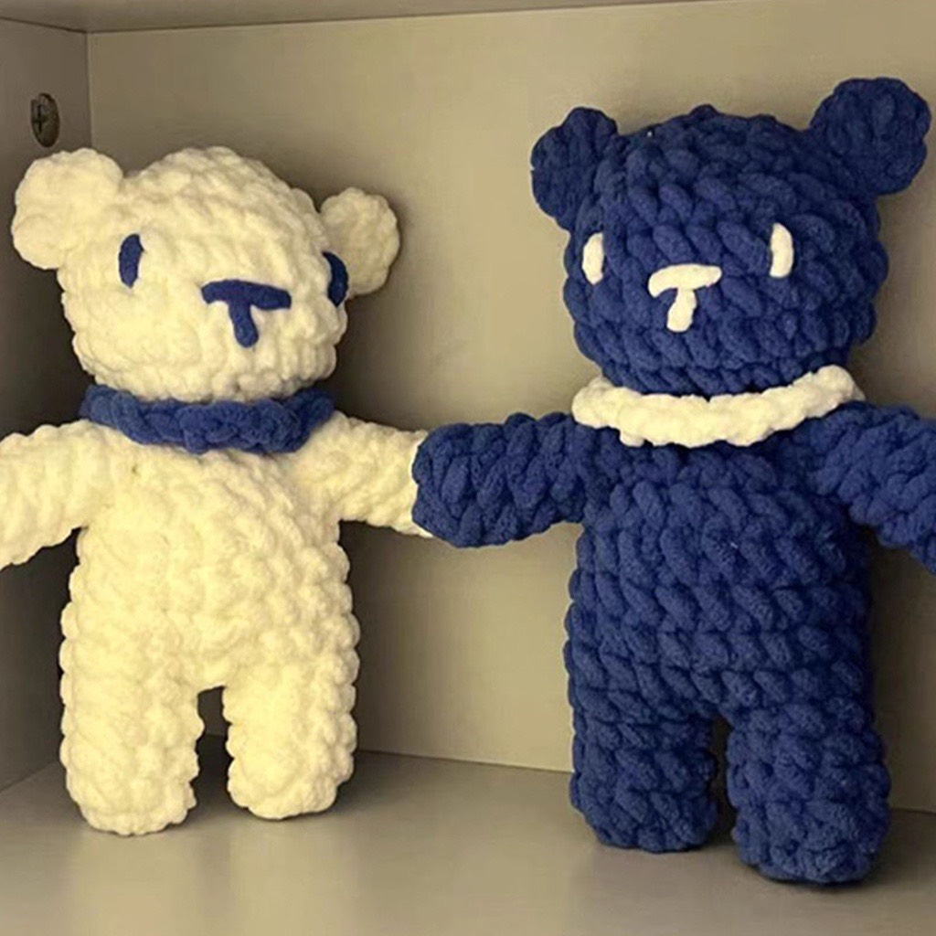 DIY Set Nguyên Liệu Tự Móc Len Hình Gấu Teddy Siêu Dễ Thương (Có Video Hướng Dẫn)