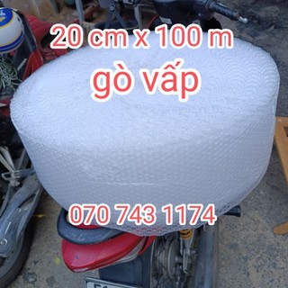 Xốp hơi loại 1 dẻo dai 20 cm x 100 m