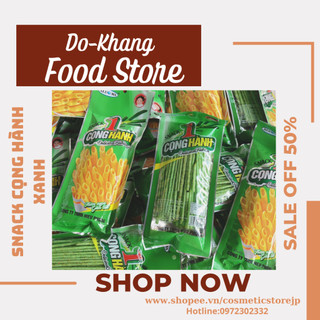 Bim bim snack cọng hành xanh đồ ăn vặt cay