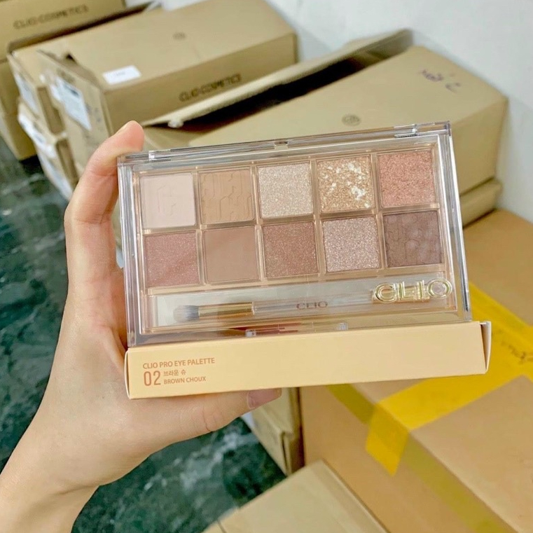 Bảng Phấn Mắt 10 Ô Clio Pro Eye Palette