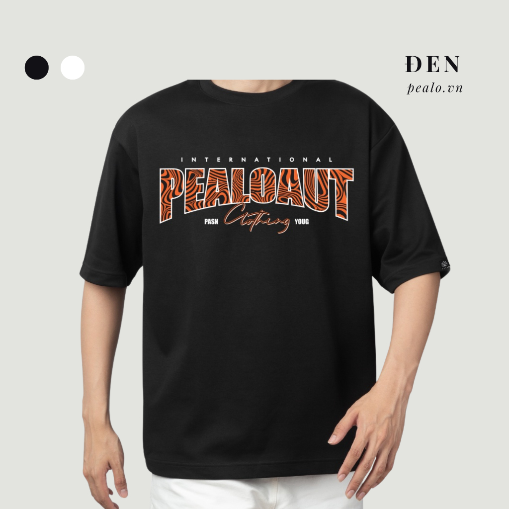 Áo Thun Unisex PEALO ZEBRA áo phông nam nữ basic cotton 4 chiều cao cấp