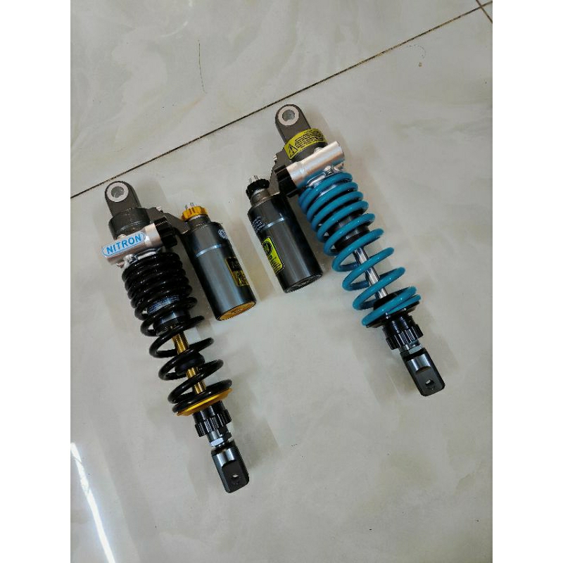 Phuộc NITRON bình dầu kèm HPA 1 cây Vario Click Vision Mio Sh mode 2 cây gắn Airblade  Nouvo