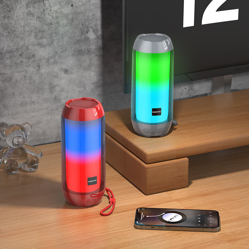 Loa bluetooth Borofone 7 màu Br25 màu cực chill pin trâu âm thanh hay giao màu ngẫu nhiên