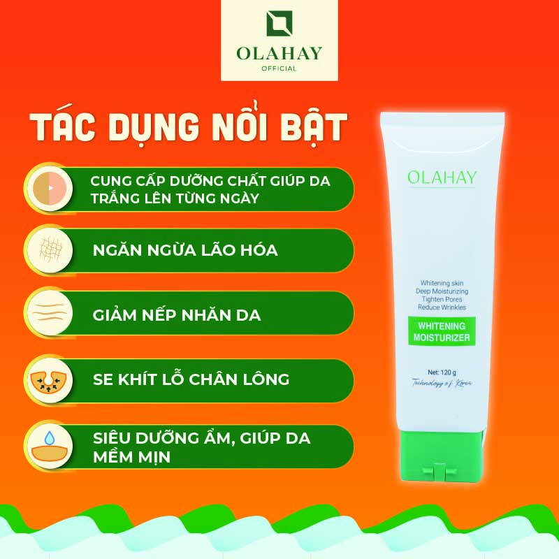 Kem dưỡng trắng da ban đêm Olahay Whitening Moisturizer