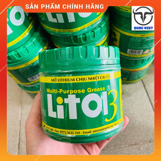 Mỡ bò lithium chịu nhiệt cao cấp litol 3 400g