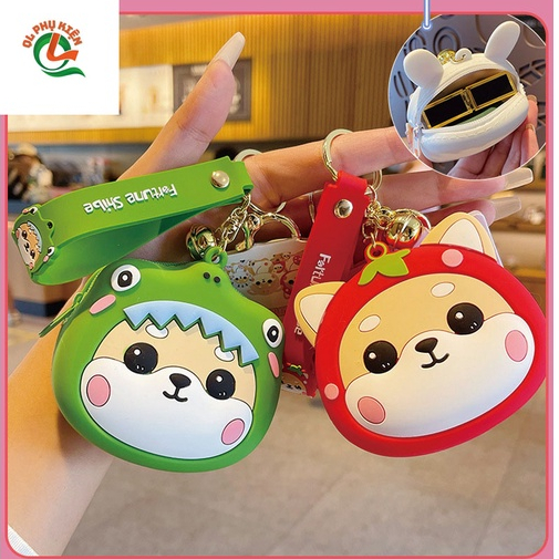 Ví đựng tiền xu nhỏ xinh Shiba Inu chính hãng