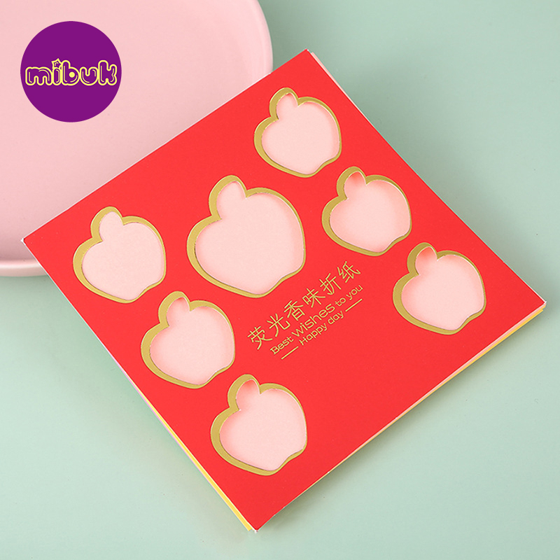 Giấy gấp Origami loại tốt màu sáng giấy gấp hạc thủ công 9x9 14x14 15x15 cm