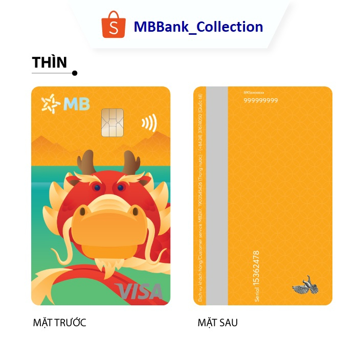 Bộ sưu tập thẻ MB Hi Visa Collection - 12 Con Giáp