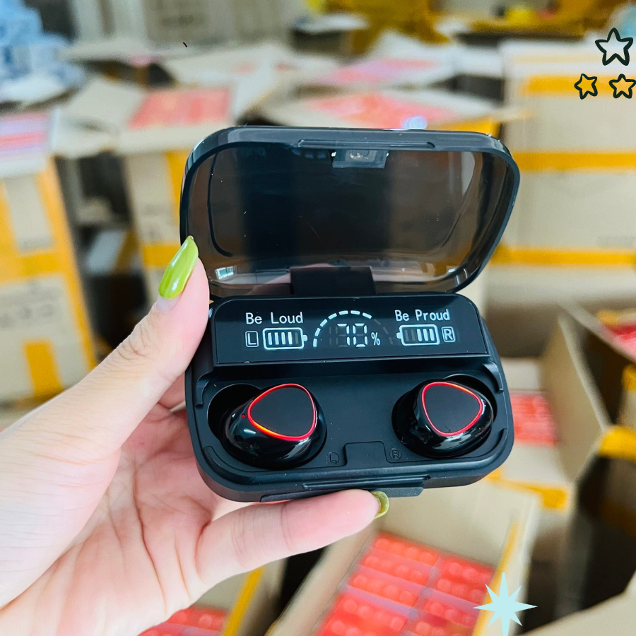 Tai Nghe Bluetooth M10 Pro Không Dây Phiên Bản Nâng Cấp Pin Trâu, Có Chạm Cảm Ứng - M.10 yotus_shop