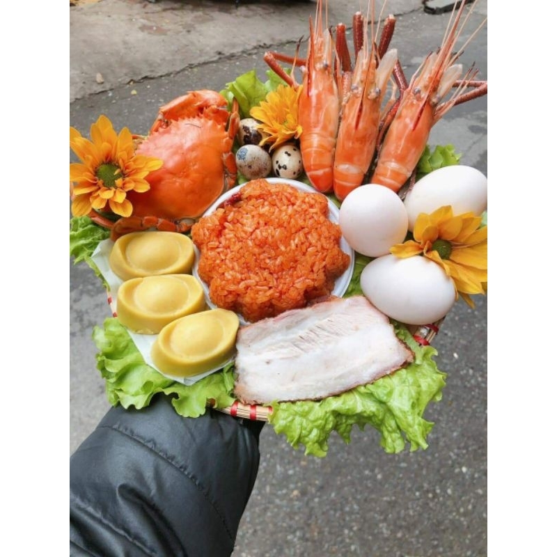 Mâm cúng Thần Tài. Lễ Thần Tài. Mâm Tam Sên.