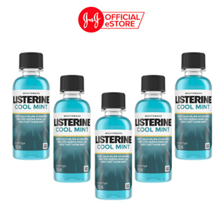 Gift_combo 5 nước súc miệng giữ hơi thở thơm mát listerine cool mint 100ml - ảnh sản phẩm 1