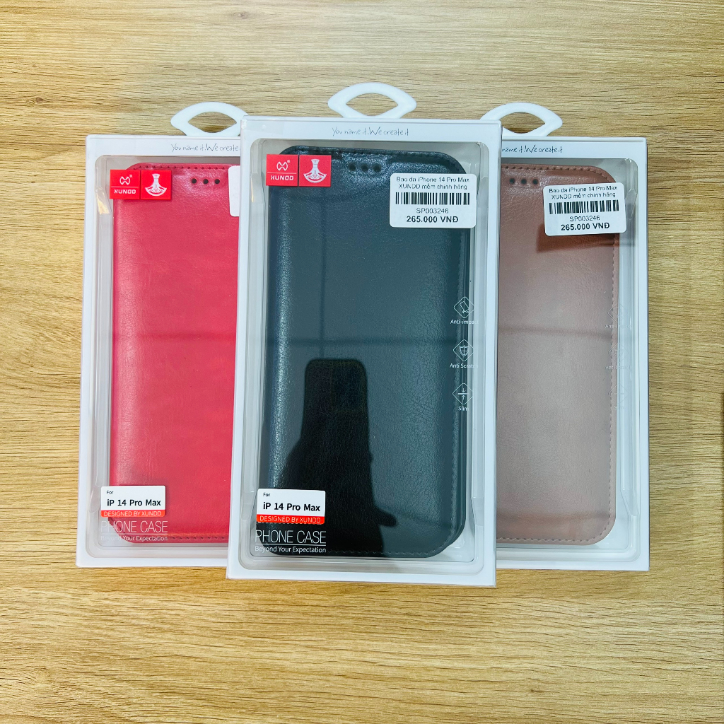 Bao da iPhone 14 Pro Max XUNDD mềm