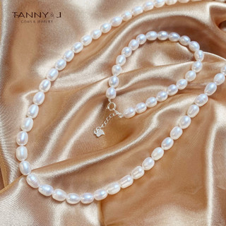 Vòng tay/sét vòng ngọc trai charm hoa bạc 925 tanny&j mang lại cát tường, may mắn