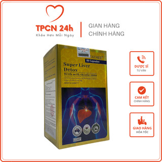 Giải độc gan Vitatree Super Liver Detox With Milk Thistle 38000 - Hàng nhập khẩu Úc