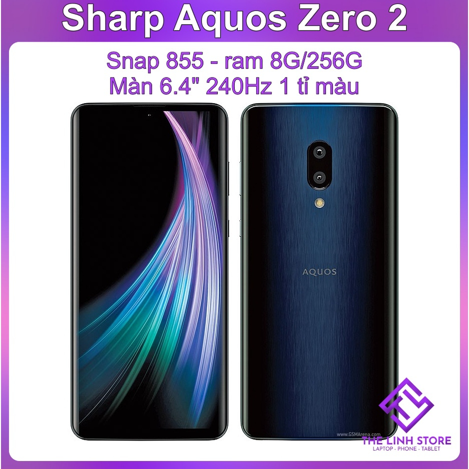 Điện thoại Sharp Aquos Zero 2 màn OLED 6.4 inch 240hz