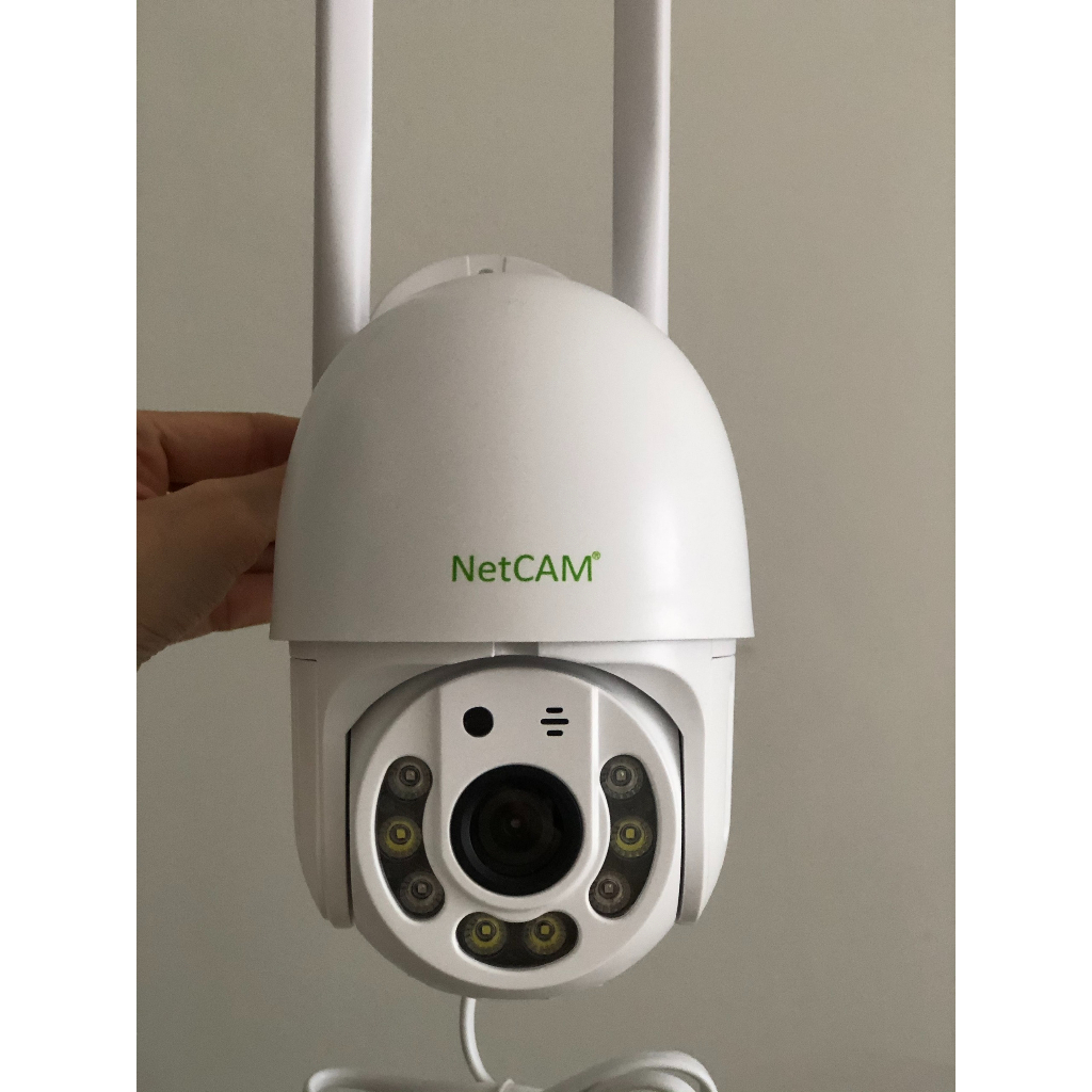 Camera IP Wifi gắn ngoài trời NetCAM STA3.0 / STA4.0, Chống Nước Xoay 360 Độ, Quay Đêm Có Màu