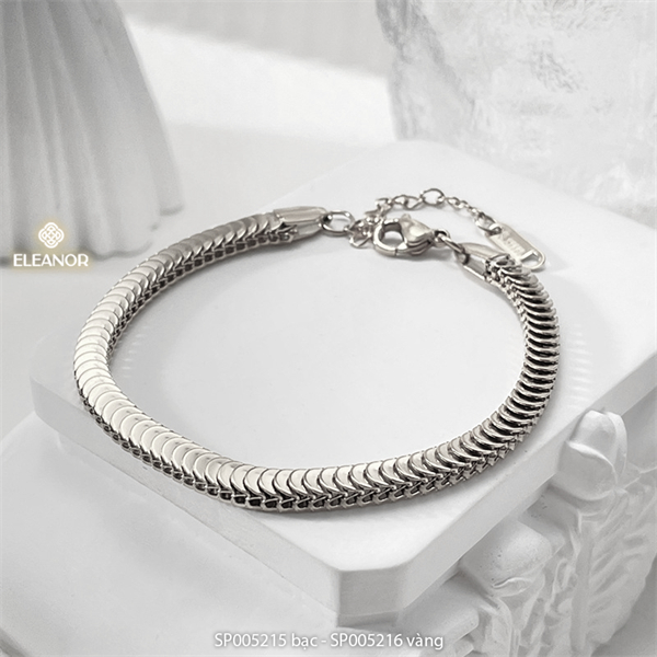 Vòng tay nữ titan Eleanor Accessories thiết kế ngách basic phụ kiện trang sức 5152