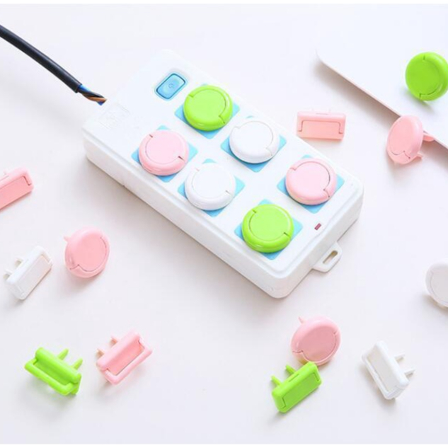 🍉Bịt ổ điện cao cấp giữ an toàn cho bé - màu sắc đẹp, có quai tháo ra dễ dàng - Nút bịt ổ cắm thông minh