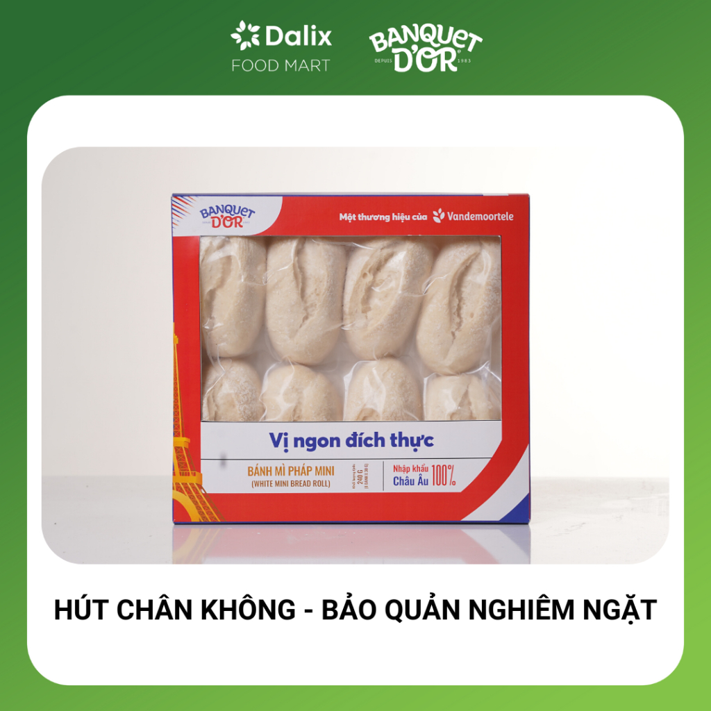BÁNH MÌ PHÁP MINI - 240 g  Nhập Khẩu - Nướng nồi chiên không dầu hoặc lò nướng
