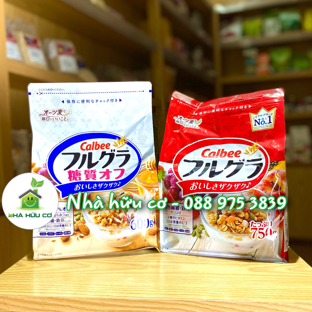 Ngũ cốc CALBEE Nhật Bản - Ngũ cốc trái cây ăn kiêng, giảm cân ... siêu ngon