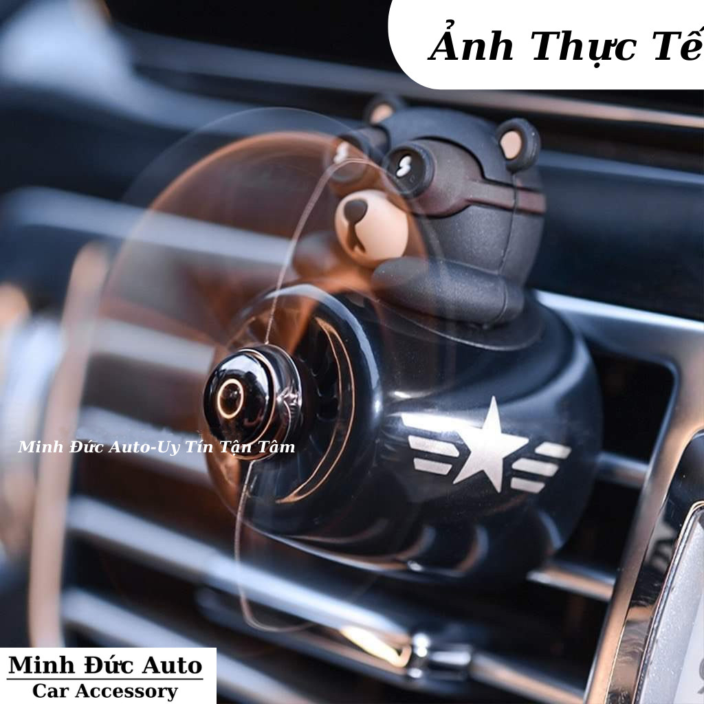Sáp thơm gấu Hako kẹp cửa gió điều hòa, trang trí nội thất xe