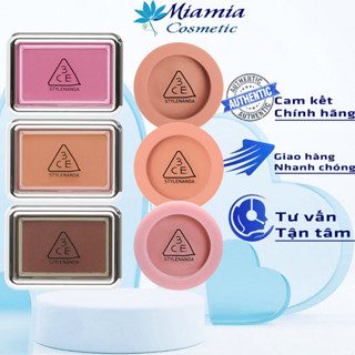 Phấn Má Hồng 3CE MOOD RECIPE NEW TAKE FACE BLUSH ROSE BEIGE MONO PINK PEACH SPLASH DELECTABLE CITY MAUVE [CHÍNH HÃNG]