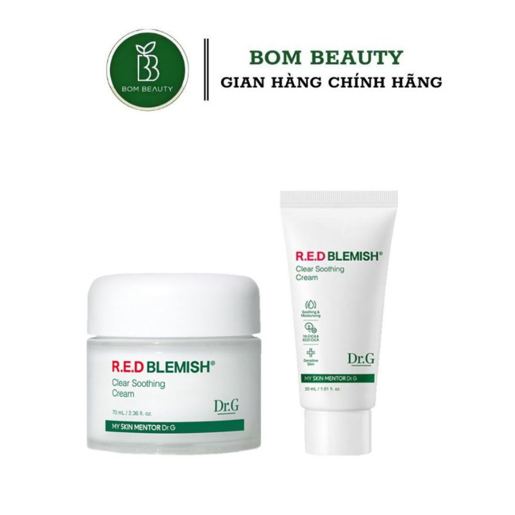 Dr.G Kem dưỡng drg R.E.D Blemish Clear Soothing Cream 30ml / 70ml | BigBuy360 - bigbuy360.vn