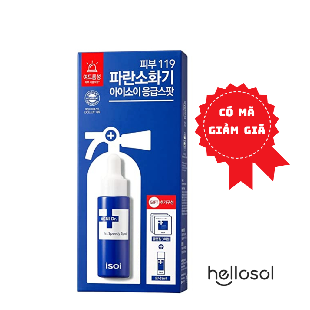 Gel chấm mụn ISOI ACNI Dr. 1st Speedy Spot. giải pháp nhanh chóng cho làn da mụn