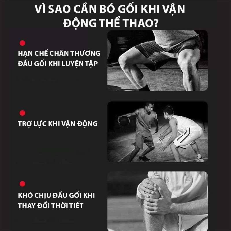 Bó gối xỏ bảo vệ đầu gối thể thao Yasu 6702 (1 chiếc)