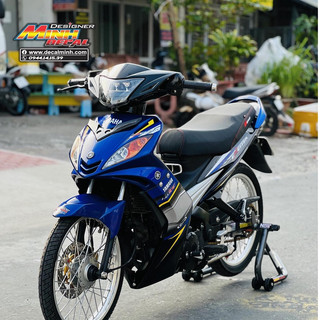 Tem ex xanh đen - thiết kế cao cấp -exciter 2006-2010 - tem rời cao cấp