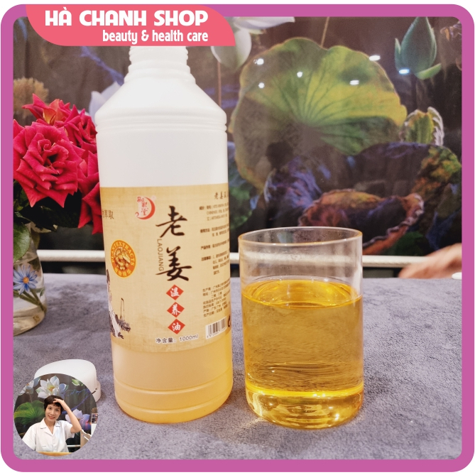 Dầu Gừng Nóng Đặc Massage Body Chai 1000ml Tinh Dầu Gừng Mát Xa Yuxitang Đậm Đặc Nóng Ấm Sâu Và Trơn Mượt
