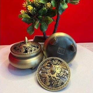 Lư xông trầm , đốt trầm hương bằng đồng - phong thuỷ -tài lộc.