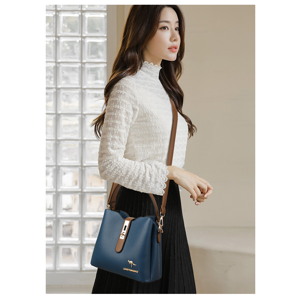 Túi xách nữ phong cách Hàn Quốc đeo chéo, cầm tay,  khoá gài, dây kéo,  màu sắc trẻ trung sang trọng.