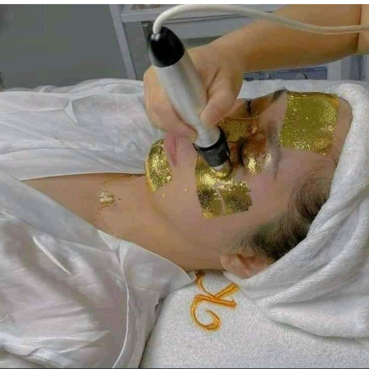 Mặt Nạ Vàng Lá 24K Làm Trắng Da, Giảm Sạm Nám