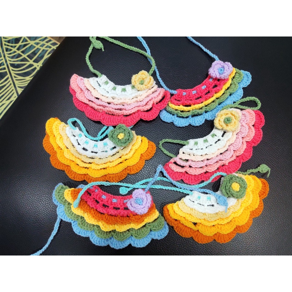 Yếm tầng nhiều màu Handmade